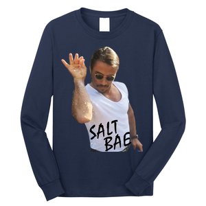 Salt Bae Funny Photo Meme Long Sleeve Shirt