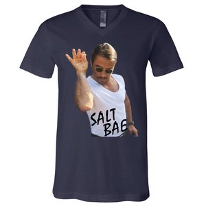 Salt Bae Funny Photo Meme V-Neck T-Shirt