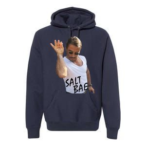 Salt Bae Funny Photo Meme Premium Hoodie