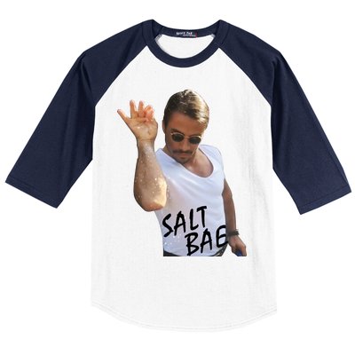 Salt Bae Funny Photo Meme Baseball Sleeve Shirt