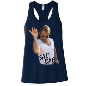 Salt Bae Funny Photo Meme Women's Racerback Tank