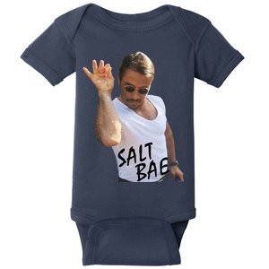 Salt Bae Funny Photo Meme Baby Bodysuit