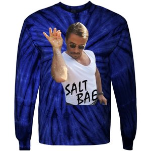 Salt Bae Funny Photo Meme Tie-Dye Long Sleeve Shirt