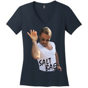 Salt Bae Funny Photo Meme Women's V-Neck T-Shirt