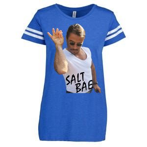 Salt Bae Funny Photo Meme Enza Ladies Jersey Football T-Shirt