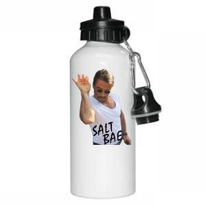 Salt Bae Funny Photo Meme Aluminum Water Bottle