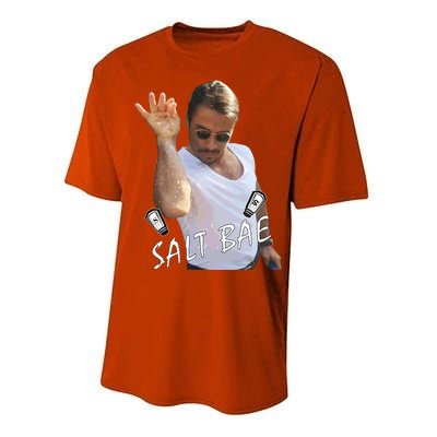 Salt Bae Meme Funny Salt Shaker Performance Sprint T-Shirt