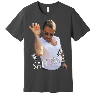 Salt Bae Meme Funny Salt Shaker Premium T-Shirt