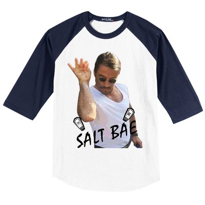 Salt Bae Meme Funny Salt Shaker Baseball Sleeve Shirt