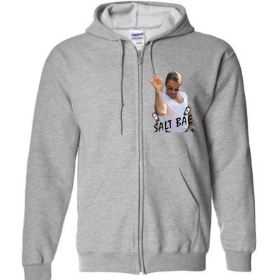 Salt Bae Meme Funny Salt Shaker Full Zip Hoodie