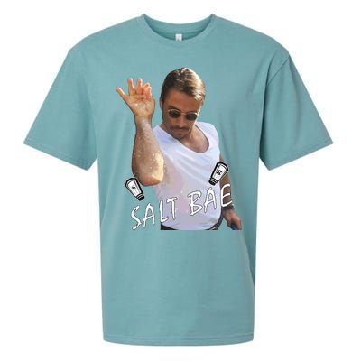 Salt Bae Meme Funny Salt Shaker Sueded Cloud Jersey T-Shirt