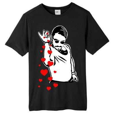 Salt Bae Valentines Day Tall Fusion ChromaSoft Performance T-Shirt