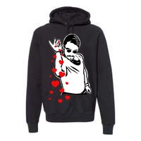 Salt Bae Valentines Day Premium Hoodie