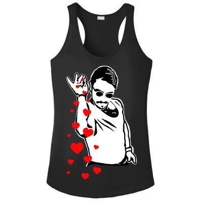 Salt Bae Valentines Day Ladies PosiCharge Competitor Racerback Tank