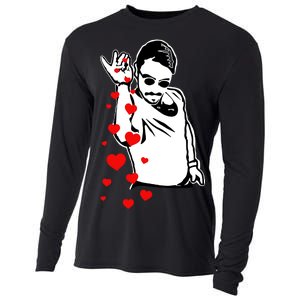 Salt Bae Valentines Day Cooling Performance Long Sleeve Crew