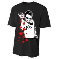 Salt Bae Valentines Day Performance Sprint T-Shirt