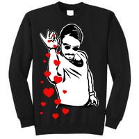 Salt Bae Valentines Day Tall Sweatshirt