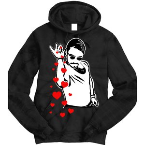 Salt Bae Valentines Day Tie Dye Hoodie