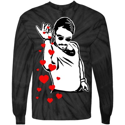 Salt Bae Valentines Day Tie-Dye Long Sleeve Shirt