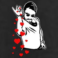 Salt Bae Valentines Day Golf Towel