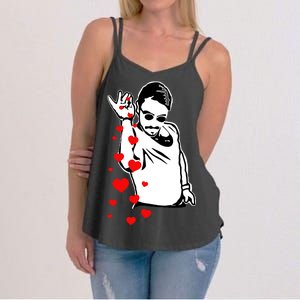 Salt Bae Valentines Day Women's Strappy Tank