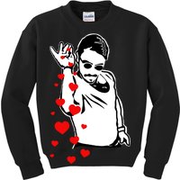 Salt Bae Valentines Day Kids Sweatshirt