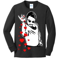 Salt Bae Valentines Day Kids Long Sleeve Shirt