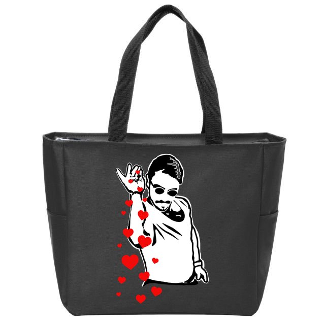Salt Bae Valentines Day Zip Tote Bag