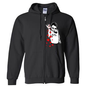 Salt Bae Valentines Day Full Zip Hoodie