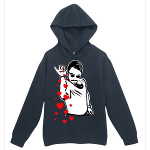 Salt Bae Valentines Day Urban Pullover Hoodie