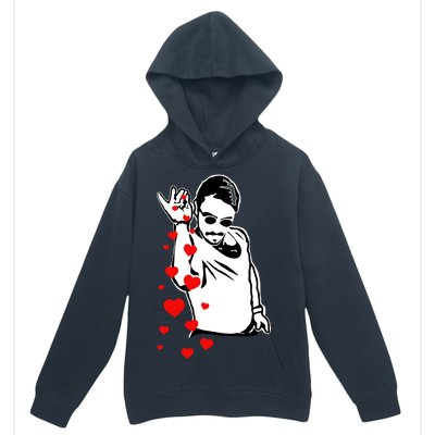 Salt Bae Valentines Day Urban Pullover Hoodie