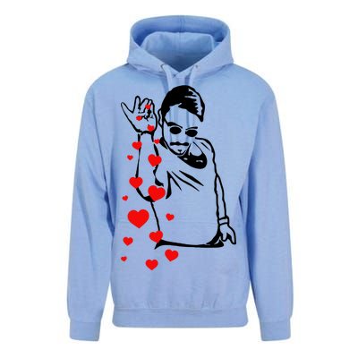 Salt Bae Valentines Day Unisex Surf Hoodie