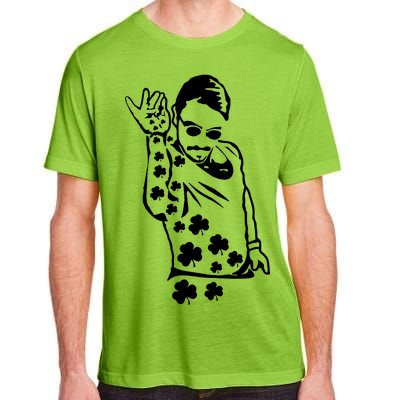 Salt Bay Guy Irish Clovers Funny Meme St. Patrick's Day Adult ChromaSoft Performance T-Shirt