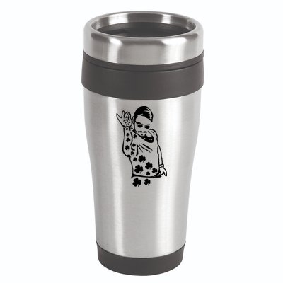 Salt Bay Guy Irish Clovers Funny Meme St. Patrick's Day 16oz Travel Tumbler