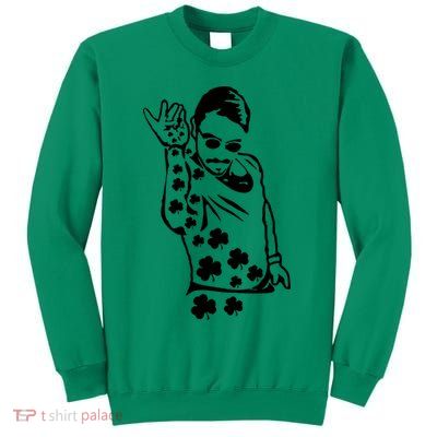 Salt Bay Guy Irish Clovers Funny Meme St. Patrick's Day Sweatshirt
