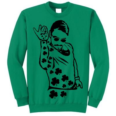 Salt Bay Guy Irish Clovers Funny Meme St. Patrick's Day Sweatshirt