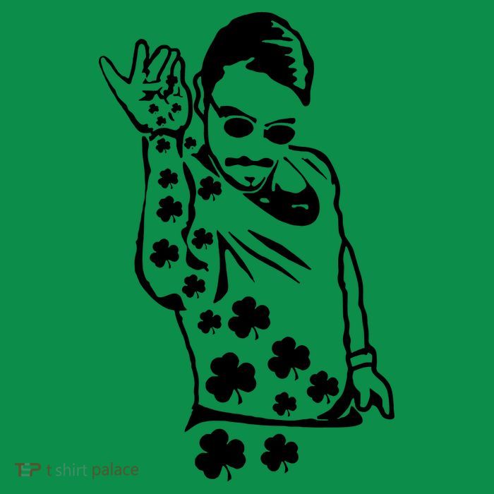 Salt Bay Guy Irish Clovers Funny Meme St. Patrick's Day Womens T-Shirt