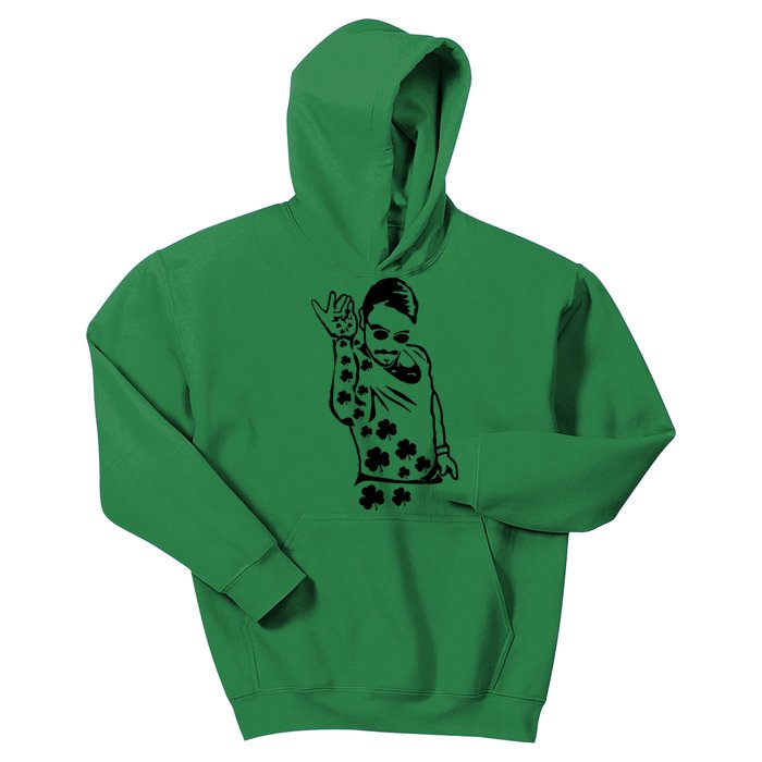 Salt Bay Guy Irish Clovers Funny Meme St. Patrick's Day Kids Hoodie