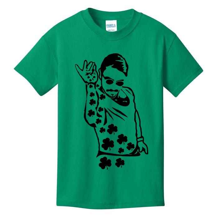 Salt Bay Guy Irish Clovers Funny Meme St. Patrick's Day Kids T-Shirt