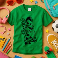 Salt Bay Guy Irish Clovers Funny Meme St. Patrick's Day Kids T-Shirt
