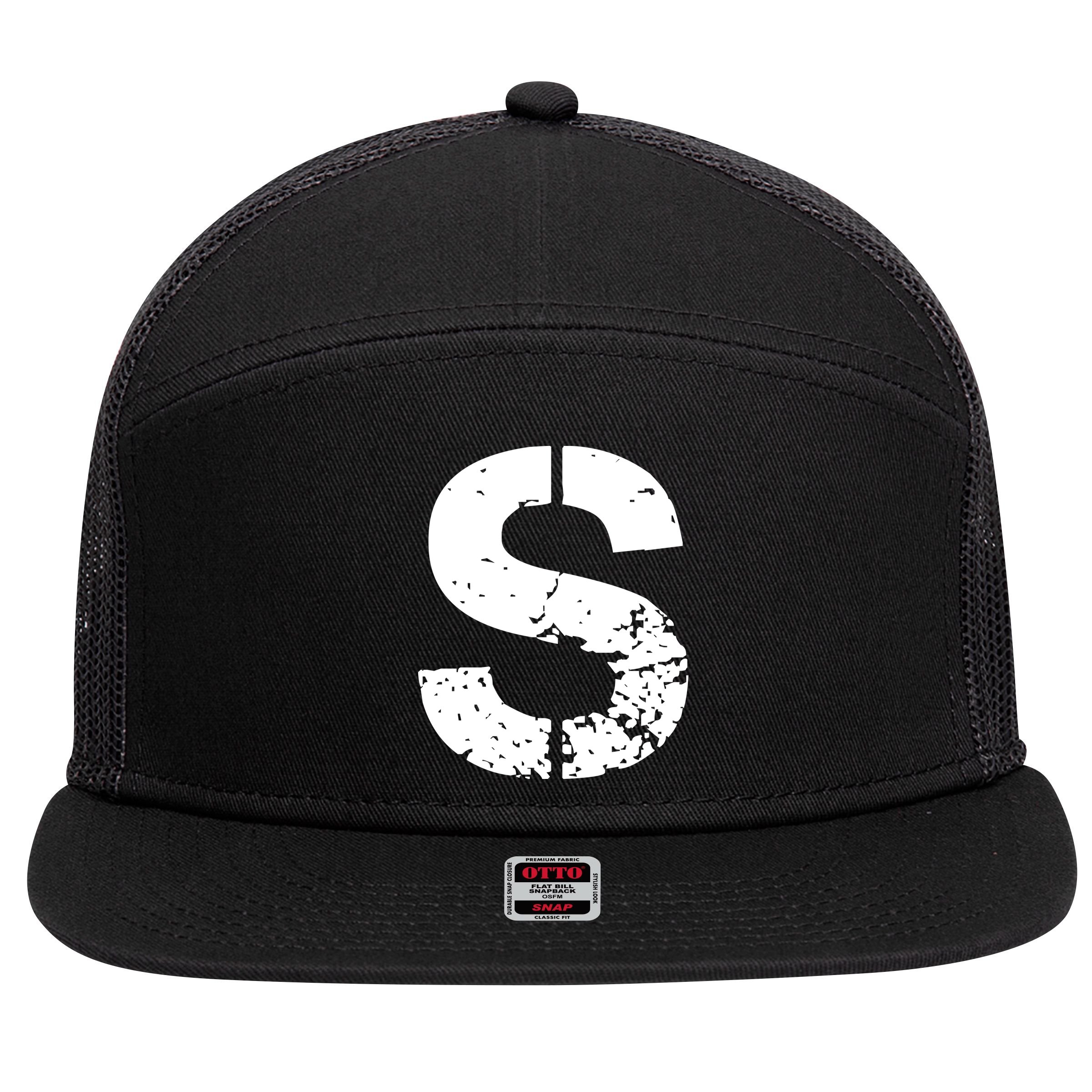 Salt Costume 7 Panel Mesh Trucker Snapback Hat