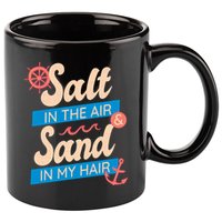 Salt In The Air And Sand In My Hair 11oz C Handle Ceramic Mug