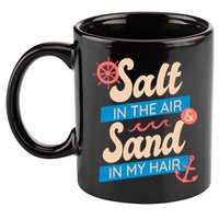 Salt In The Air And Sand In My Hair 11oz C Handle Ceramic Mug