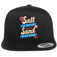 Salt In The Air And Sand In My Hair Flatbill Hat