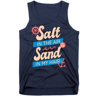 Salt In The Air And Sand In My Hair Tank Top