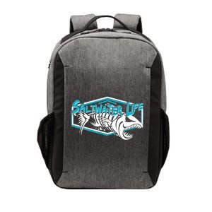 Saltwater Life Fish Skeleton Logo Vector Backpack