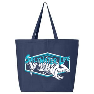 Saltwater Life Fish Skeleton Logo 25L Jumbo Tote