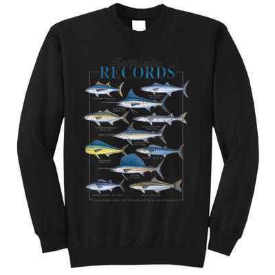Saltwater Records Fish Of The Atlantic & Gulf Coast sailfish Sweatshirt