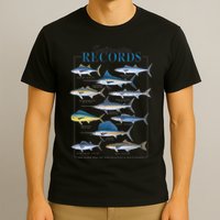 Saltwater Records Fish Of The Atlantic & Gulf Coast sailfish T-Shirt