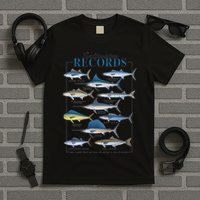 Saltwater Records Fish Of The Atlantic & Gulf Coast sailfish T-Shirt